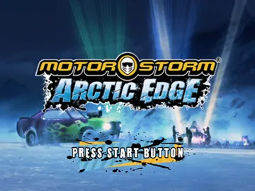 MotorStorm - Arctic Edge screen shot title